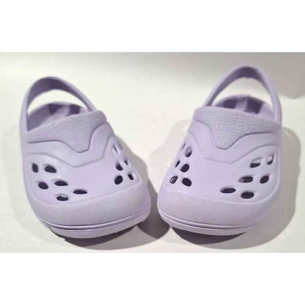 Wonder Nation Toddler Girls USA Clogs Shoes Lilac Purple Size 4 Infant Water